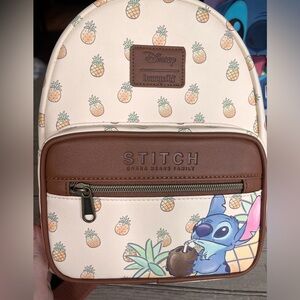 Pineapple stitch loungefly from hot topic